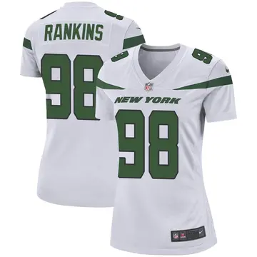Nike Sheldon Rankins Women's Game New York Jets White Spotlight Jersey