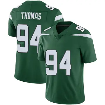 Nike Solomon Thomas Men's Limited New York Jets Green Gotham Vapor Jersey