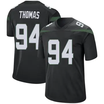 Nike Solomon Thomas Youth Game New York Jets Black Stealth Jersey