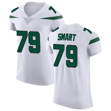 Nike Tanzel Smart Men's Elite New York Jets White Spotlight Vapor Untouchable Jersey