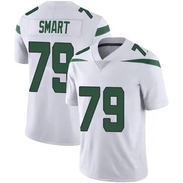 Nike Tanzel Smart Men's Limited New York Jets White Spotlight Vapor Jersey