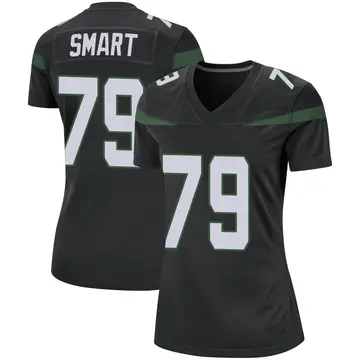 Nike Tanzel Smart Women's Game New York Jets Black Stealth Jersey