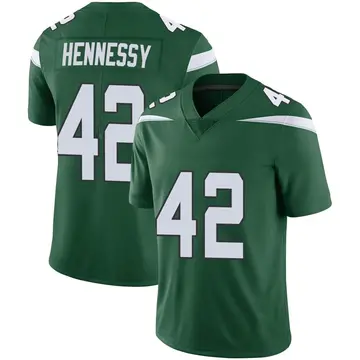 Nike Thomas Hennessy Men's Limited New York Jets Green Gotham Vapor Jersey