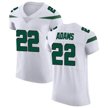 Nike Tony Adams Men's Elite New York Jets White Spotlight Vapor Untouchable Jersey