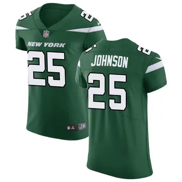 Nike Ty Johnson Men's Elite New York Jets Green Gotham Vapor Untouchable Jersey