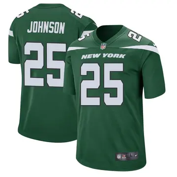 Nike Ty Johnson Men's Game New York Jets Green Gotham Jersey
