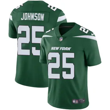 Nike Ty Johnson Men's Limited New York Jets Green Gotham Vapor Jersey