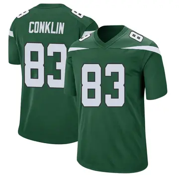 Nike Tyler Conklin Men's Game New York Jets Green Gotham Jersey