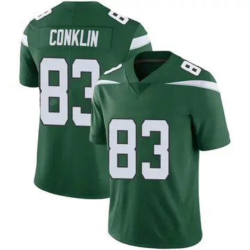 Nike Tyler Conklin Men's Limited New York Jets Green Gotham Vapor Jersey