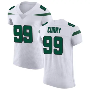 Nike Vinny Curry Men's Elite New York Jets White Spotlight Vapor Untouchable Jersey
