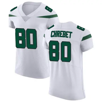 Nike Wayne Chrebet Men's Elite New York Jets White Spotlight Vapor Untouchable Jersey