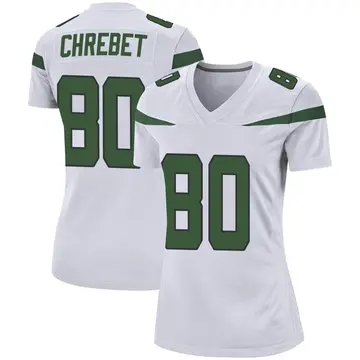 Nike Wayne Chrebet Women's Game New York Jets White Spotlight Jersey