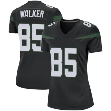 Nike Wesley Walker Women's Game New York Jets Black Stealth Jersey