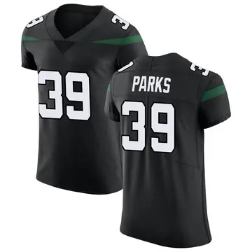 Nike Will Parks Men's Elite New York Jets Black Stealth Vapor Untouchable Jersey