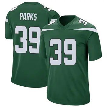 Nike Will Parks Men's Game New York Jets Green Gotham Jersey