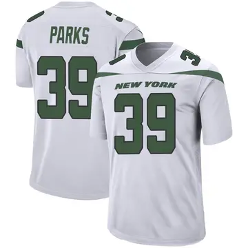 Nike Will Parks Men's Game New York Jets White Spotlight Jersey