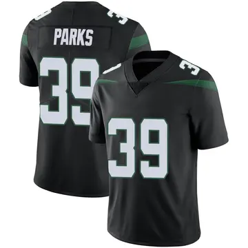 Nike Will Parks Men's Limited New York Jets Black Stealth Vapor Jersey