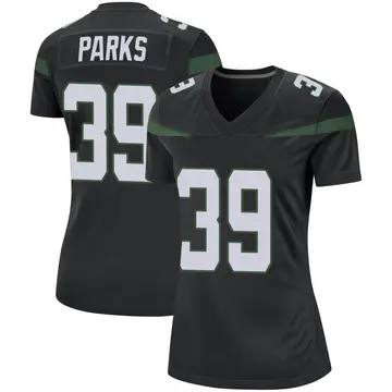 Nike Will Parks Women's Game New York Jets Black Stealth Jersey