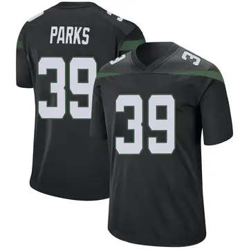 Nike Will Parks Youth Game New York Jets Black Stealth Jersey