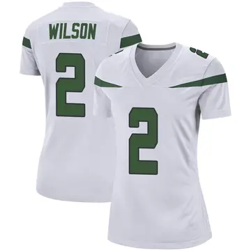 Nike Zach Wilson Women's Game New York Jets White Spotlight Jersey