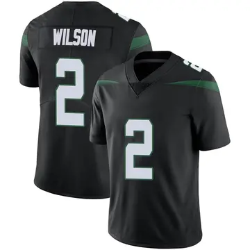 Nike Zach Wilson Youth Limited New York Jets Black Stealth Vapor Jersey