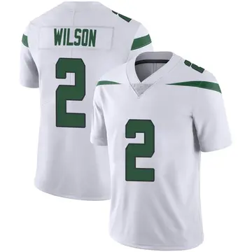 Nike Zach Wilson Youth Limited New York Jets White Spotlight Vapor Jersey