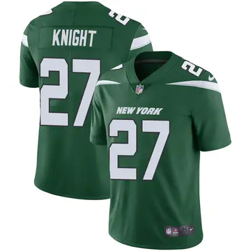 Nike Zonovan Knight Men's Limited New York Jets Green Gotham Vapor Jersey